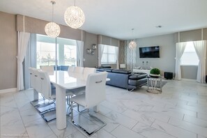 Villa | Living area | Flat-screen TV