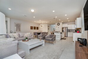 Villa (8909BENGAL) | Living room | Flat-screen TV - 8 Bed 6 Ba Villa with Games, Pool & Spa (Kissimmee)