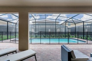 Villa | Pool | Outdoor pool, sun loungers - 8917bengal Sleeps 20 (Kissimmee)
