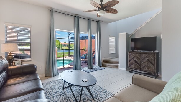 House | Living room | Flat-screen TV - 3037yellow (Kissimmee)