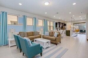 Huvila (8816COR  New Amazing Resort Community) | Olohuone | Taulutelevisio