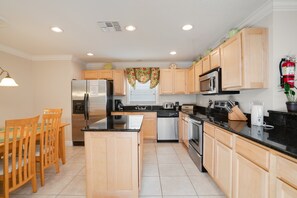 Villa (2173VICTORIA) | Private kitchen | Fridge, microwave, cookware/dishes/utensils