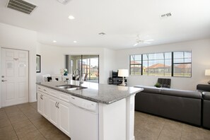 Villa (2590ROSE) | Private kitchen | Fridge, microwave, cookware/dishes/utensils