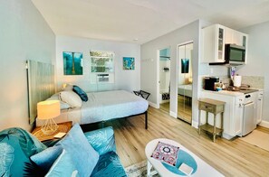 Memory-foam beds, free WiFi, bed sheets