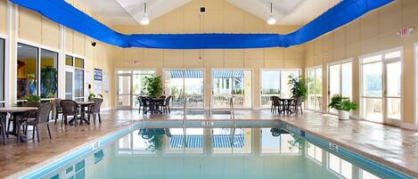 Indoor pool, outdoor pool