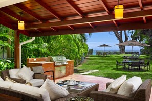 Villa, 3 chambres | Aire de pique-nique/barbecue