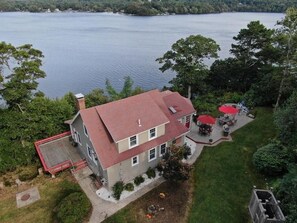 Exterior - Great Herring Pond -Waterfront home with private dock near beaches and Cape Cod  (Plymouth)