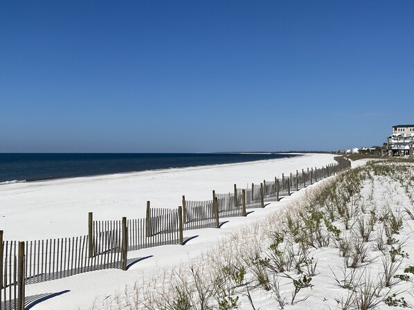 Una spiaggia nelle vicinanze