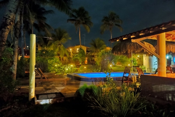 Front of property - evening/night