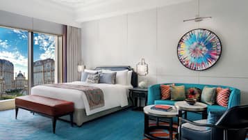 Minibar, in-room safe, desk, laptop workspace