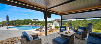 Smaland Falls | Foothills Home with Pool, Hot Tub, Sauna, Waterfall & Walking Trails