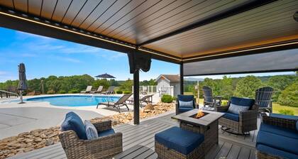 Smaland Falls | Foothills Home with Pool, Hot Tub, Sauna, Waterfall & Walking Trails