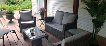 Spacious suite with private patio, minutes from DC / DCA