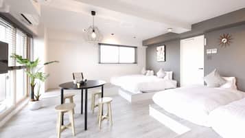Standard Room, Non Smoking (4 Beds) | Free WiFi, bed sheets