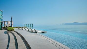 Indoor pool, outdoor pool, pool cabanas (surcharge)