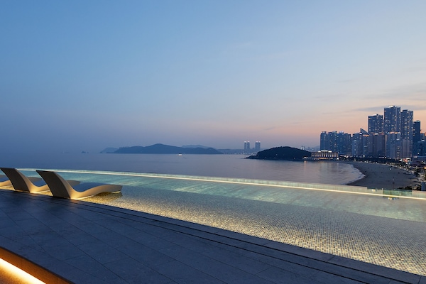 Indoor pool, outdoor pool, pool cabanas (surcharge)