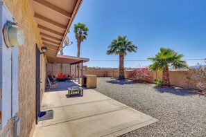 Terrace/patio - 1 Mi to Boat Launch: Lake Havasu City Home w/ View (Lake Havasu City)