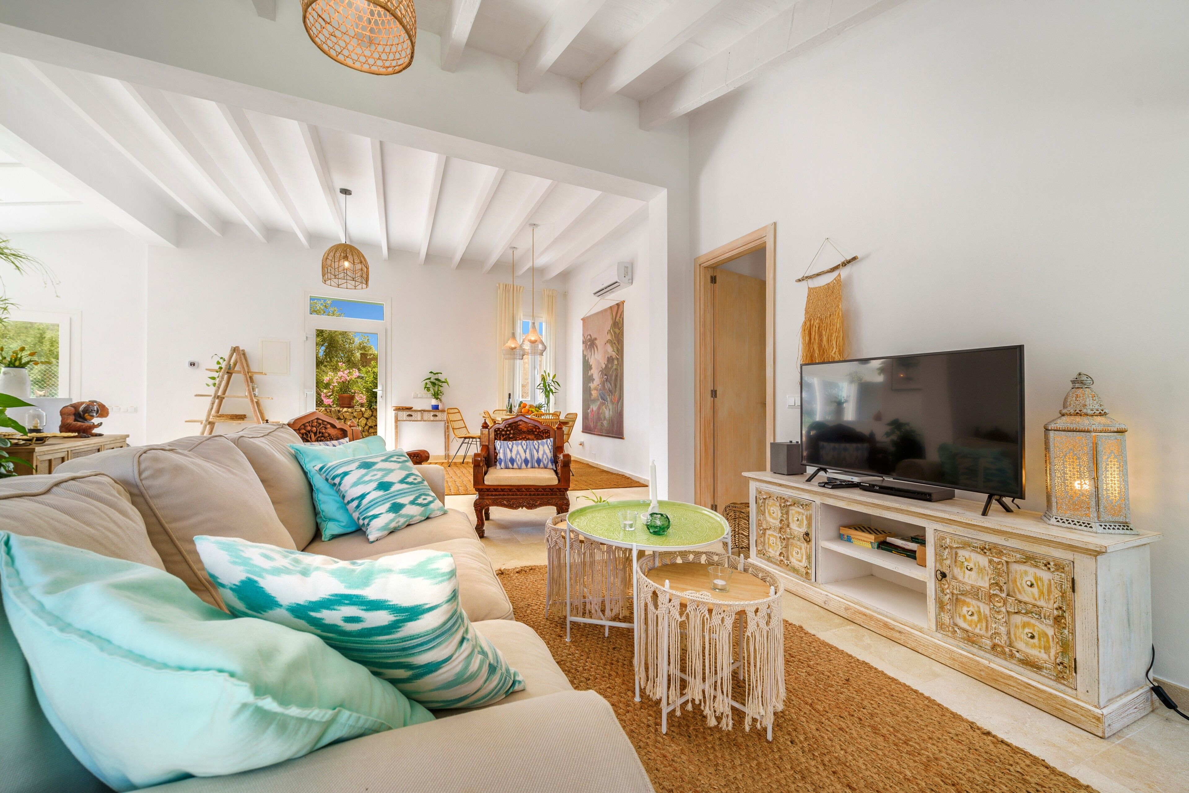 TV, peis, DVD-spiller og bordtennis