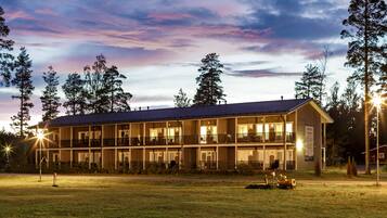 Front of property – evening/night