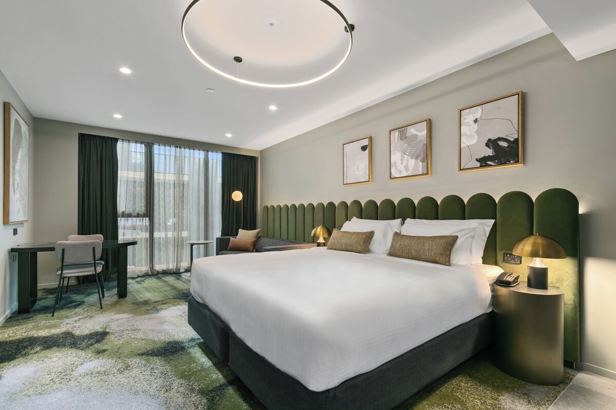 Ropa de cama de alta calidad y camas con pillow-top 