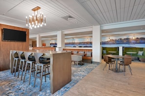 Free daily self-service breakfast