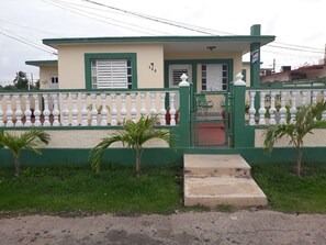 Façade de l’hébergement