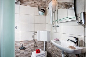 Apartment, Smoking, Terrace | Bathroom amenities - Charming Studio Near the Beach (Hersonissos)