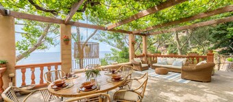 Paradise seafront villa in the idyllic Deia coast.