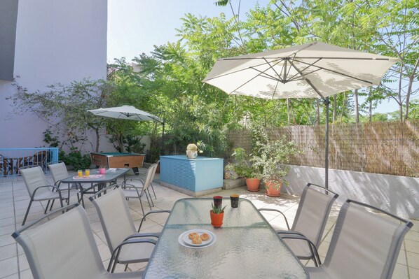 Apartment, 1 Bedroom, Patio, Mountain View | Exterior - Spacious One Bedroom Apt With Lovely Mountain View (Hersonissos)