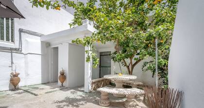 Masion de vacances avec emplacement central tout prĂšs de la plage avec Wi-Fi et patio