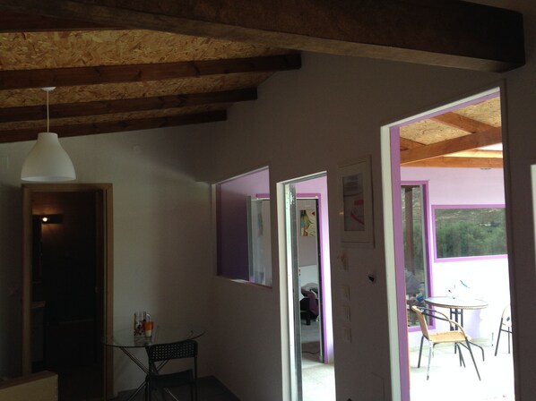 Maison, 1 chambre, fumeur, patio | Aire de séjour