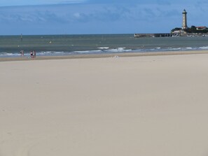 En la playa 
