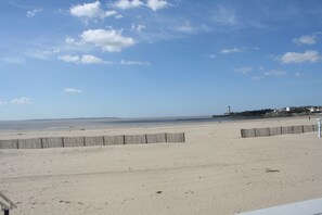 En la playa 