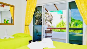 Zimmer, 1 Schlafzimmer, Balkon, Gartenblick | 1 Schlafzimmer