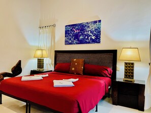 غرفة - غرفة نوم واحدة - بشرفة - منظر للحديقة | 1 غرفة نوم