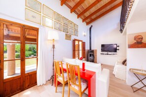 TV, fireplace, DVD player