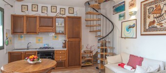 Centrally Located Holiday Home with Balcony and just a Few Meters from the Beach; Pets Allowed