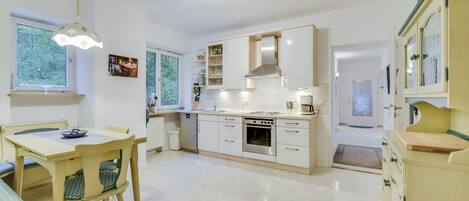 Kühlschrank, Ofen, Herdplatte, Geschirrspüler