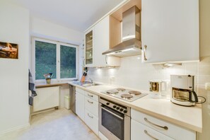 Kühlschrank, Ofen, Herdplatte, Geschirrspüler