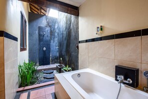 8 Bedroom Villa | Bathroom | Towels, soap, shampoo, toilet paper - 8-BR Private Pool Villa Walk to Seminyak Beach (Seminyak)