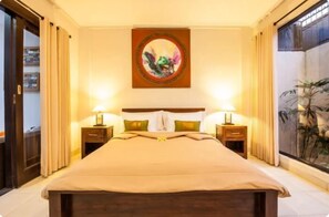 Villa, 2 Bedrooms | 2 bedrooms, laptop workspace, iron/ironing board, travel crib