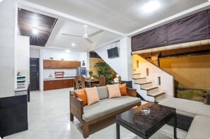 Villa, 6 Bedrooms | Living area | Flat-screen TV