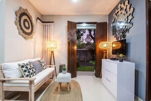 Ferienhaus, 3 Schlafzimmer | Wohnzimmer | LED-Fernseher