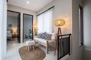 Ferienhaus, 3 Schlafzimmer | Wohnbereich | LED-Fernseher