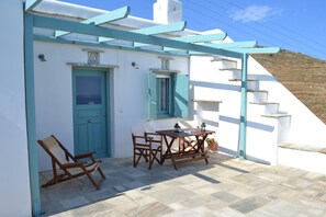 Casa, 1 habitación, para fumadores, Terraza | Entrada de la propiedad