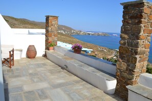 House, 1 Bedroom, Smoking, Terrace | Terrace/patio - Villa Ioanna Green-grey- Vacation Houses for Rent Close to the Beach (Tinos)
