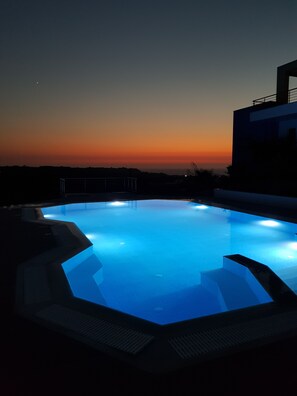 Villa, 2 Schlafzimmer, Balkon, Meerblick | Pool