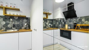 Refrigerador, horno, placa de cocina, lavavajillas