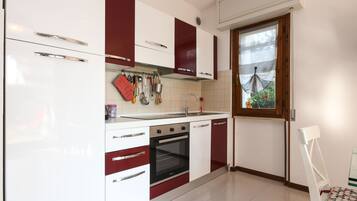 Refrigerador, horno, placa de cocina, lavavajillas