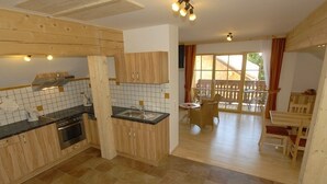 Căn hộ, 1 phòng ngủ, ban công (Dachstein) | Bếp riêng